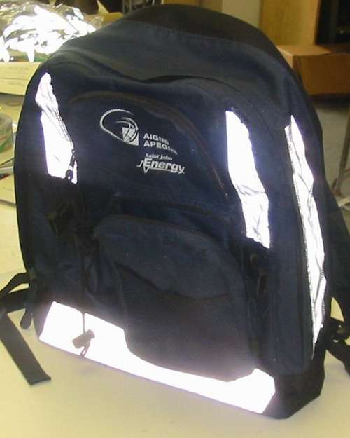 Do it yourslef reflective backpack kit reflective-backpak-kit/reflective-backpack-finish.JPG